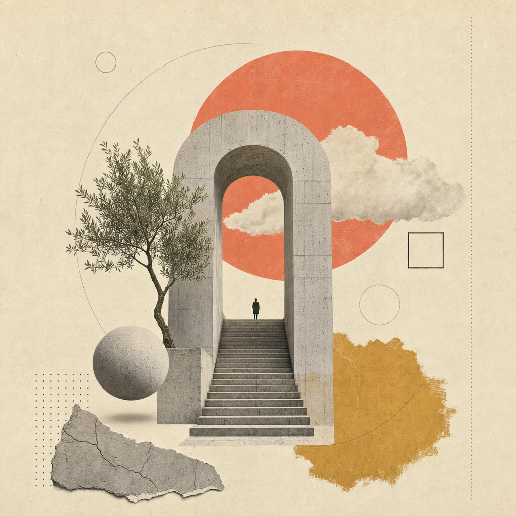 Collage plate of technical capability